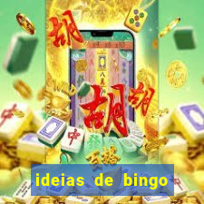 ideias de bingo para o natal